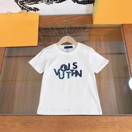 designers Kids Cotton T-shirts Luxury T Shirt Boys Girls Tshirt Summer Short Sleeve Tshirts Letter Printed Shirts Casual Clothing Loose Kid Tops CHD24010312-6