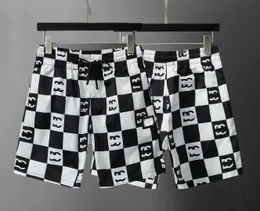 Shorts Fashion Men Swimming Swimwear Trunks Surf Beach Wear Shorts Shorts Pants Swim Wear Black Checkboard Plaid Printing