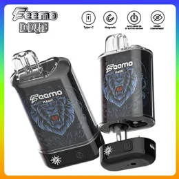 Original 510 Batterry Feemo Magic 650mah E Cigarette vape Pen Box Preheating battery For Atomizers Cartridges vape battery kit Local Warehouse 2.8V-3.2V-3.6V-4.0V