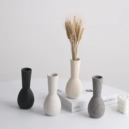 Vasen Morandi Mini-Blumenflasche, Ins-Stil, Teetisch, Wohnzimmer-Arrangement, trockene Dekoration, Heimtextilien