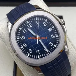 Orologio da polso di lusso Pateksphilipes Aquanaut Orologi da uomo 5168G QUADRANTE BLU Orologio meccanico automatico FUNIL