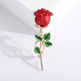 Broches Hermosa colección de flores rosas para mujer Señora Unisex Pin Ramillete Traje Bolsa Accesorios Día de San Valentín Amante Regalos diarios