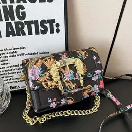 Marke frauen Handtasche 2024 Winter Mode Hohe Grade Gedruckt Kette Vielseitig Und Exquisite Eine Schulter Umhängetasche