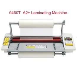 Máquina de laminação de papel 90T A2 versão em inglês filme laminador frio de quatro rolos po 240102