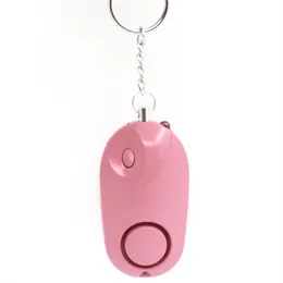 Kişisel Alarm Çocuklar için Kız Kadın Yaşlı Erkek Güvenlik Koru Uyarısı Güvenlik Scream Loud Keychain 130dB Yumurta LED LED KADAR ALARMLAR DROPSHIP