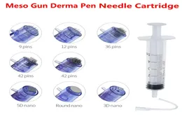 Dicas de cartucho de agulha de substituição para mini mesoterapia Meso Gun Derma Pen Micro Needle Stamp Anti Aging Facial Skin Care Beauty Ma1709893