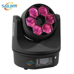 Lights Wholesale factory cheap price DMX512 laser effect mini sharp beam stage bee eye light 6x15W RGBW 4in1 LED Moving Head stage Light