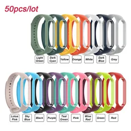 Accessories 50pcs/lot Straps For Mi Band 6 Silicone Replacement Wrist Bracelet For Xiaomi Mi Band 5 Wholesale Strap Fitness Band accessories