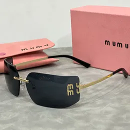 Luxus-Designer-Sonnenbrille für Damen und Herren, quadratisch, gebogen, Unisex, Designer-Brille, Strand-Sonnenbrille, Vintage-Rahmen, Luxus-Design, UV400, mit Etui