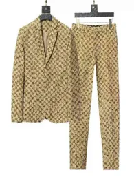 GG Mens Tracksuits Suits Designer Designer Blazers Man Classic Ploral Print Print Jacket Jacket Screet Suctive Long Slim Suit Coats 9008713
