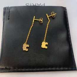 channel clies Stud Orecchino di lusso Designer Gioielli da donna Classico Ornamenti di marca Accessori per feste di nozze Cerchio Oro Argento Arc de CE Orecchini di alta qualità Nuovo