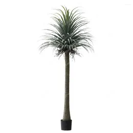 Flores decorativas estilo nórdico simulação planta caneta grossa dracaena piso bonsai falso verde interior sala de estar decoração plantas