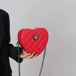 Kurt Geiger Borse Borse a forma di cuore Kurt Geiger Bags Bagna in pelle London Women Man Mini Spicco Mini Signle Metal Segno di Pochette Crossbody Borse 464