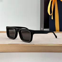 Schwarze Sonnenbrille Sonnenbrille Herren Designerbrille 2024 Neue europäische amerikanische moderne Mode Avantgarde einzigartiger Charme Hochwertige Sonnenbrille Mehrfarbige Option