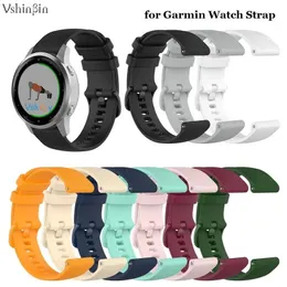 Tillbehör 50st Titta på remmen för Garmin Forerunner 255 245 745 158 Venu 2 Vivoactive 4S Smart Watch Silicone Armband Wristband 20mm 22mm