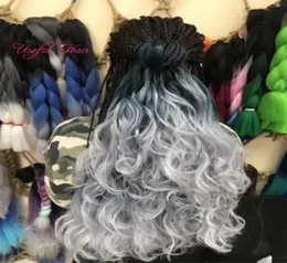 DIY вьющиеся надувные длинные волосы для плетения морского тела, 24 дюйма, вязанные крючком косы для наращивания синтетических волос для морского тела, чистое омбре для Wom9655259