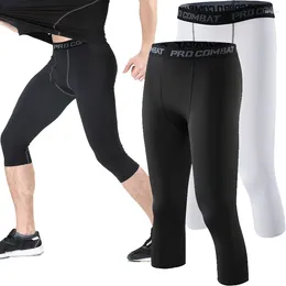 Pantaloni da uomo Collant a compressione estivi Uomo Basket Sport Calcio Fitness Corsa Abbigliamento sportivo Leggings Asciugatura rapida