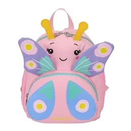 Toddler Girls 3D High-grade School Bag Children Butterfly Backpack Kindergarten School Bag For Baby Boys Waterproof Backpack 240102