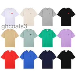 تلعب العلامة التجارية رجال tshirts أحدث رجال مصمم نساء من الفاخرة Amis t Shirt Fashion Men S Casual Tshirt Man Clothing Little Red Heart Chuan Kubao Ling Polo Shi Txwe