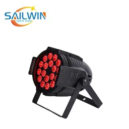 Light Wedding DJ Party DMX 18x18w Wash Rgbwa UV 6in1 اللاسلكي التحكم عن بُعد LED LED LID PAR