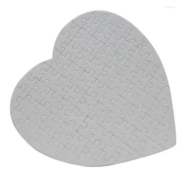 Party Favor 100st Blank Heart Shaped Sublimation Puzzles Pearl Jigsaw Wedding Birthday Valentine's Day and Gift