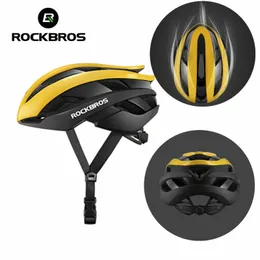 ロックブロス自転車ヘルメットサイクリングウルトラライトロードバイクヘルメットMTBスクーターヘルメットキャップオートバイヘルメットカスコシクリスモ240102