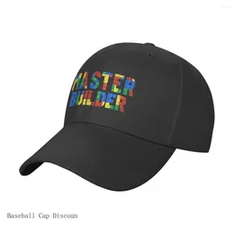 Boll Caps Master Builder Creator - Gift Idea för vuxna och småbarn Toys Boys Children Children Cap Baseball
