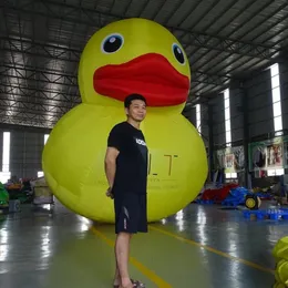 Swings Personalized 13 feet height giant inflatable bouncer rubber duck model / 4m tall inflatables yellow ducks for decoration toys