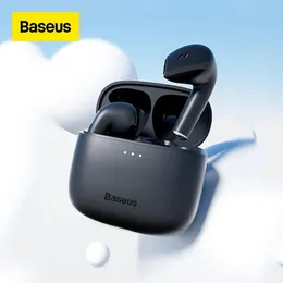 이어폰 Baseus Bowus E8 무선 이어폰 Bluetooth ENC Noise Cancellation 헤드폰 0.038 "낮은 대기 시간 TWS 이어폰 Dualdevice Eorbuds