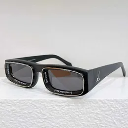Kleine Buchstaben-Sonnenbrille für Damen Z2602U, neue quadratische Marken-Designer-Sonnenbrille mit Acetatfaserrahmen, Metallrand, silbernem Logo, Mode Femmes Trop-Brillen, Lünetten