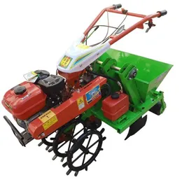Power Tool Set 8 5-rads traktor Vitlök Planter Diesel/bensin Agrictural Farm Seeding Harvester Peach Seed Planting Seeder Drop Del Dhtm9