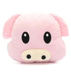 Śliczna świnia świnka miękka poduszka różowa emotikon poduszka pluszowa pluszowa pluszowa lalka prezent lalki trzymaj poduszkę nadziewaną zabawkę prezent urodzinowy LA0228648509