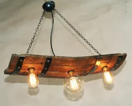 Plafoniere rustiche - Lampada a sospensione per botti di vino - Illuminazione per cantine e cantine