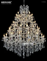 Kronleuchter Luxuriöser großer Kristall-Kronleuchter, der Maria Theresia-Licht für El Project Restaurant Lustres Luminaria-Lampe beleuchtet