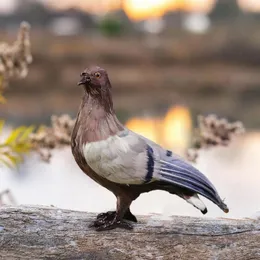 Decorazioni da giardino Simulazione Schiuma Piccione Uccello Ornamento per Pografia Po Puntelli