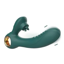 Ny produkt tunga som slickar tre bladmassage vibrator magnetisk sugladdning onani för kvinnor och vuxna 231129