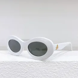 Sun Glasses Man LW 2306S 아세테이트 대형 프레임 렌즈 프레임 브랜드 보호 마스크 노란색 운전 거울 안경 Loewee Full Frame Sunglasses 디자이너 여성