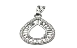 Beadsnice Jewelry Pendant Blanks Sterling Silver Diamond Pendant Setting Women Jewelry Necklace Pendant Pendant Whole ID 34064353552