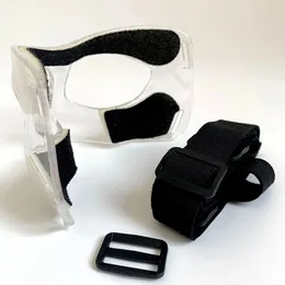 1 Stück Basketball-Gesichts-Nasenschutz-Kunststoffmaske mit Polsterschutz für Fußball-Sportzubehör 240103