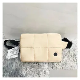 Açık Mekan Çantaları LL Kapitalı Izgara Kemer Çantası Wasitbag Sports Bel MTI-Fonksiyon Fanny Pack Daml Teslimat Dış Moda Dh6al