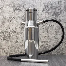 Portable Stainless Steel Hookah Cup for Car Carry-on Mobile Travel Compact Shisha Narguile Sheesha Chicha Cachimbas Nargile set 240104