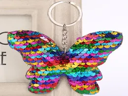 Ny modesekvens Elephant Butterfly Style Bag Keychain Pendant Accessories Home Party Beautiful Presents Decor7240784