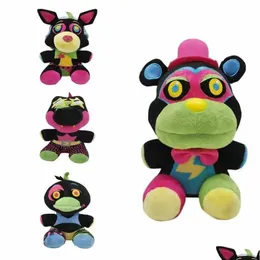 Gefüllte Plüschtiere 18 cm Mitternacht P Spielzeug Fnaf Boss Puppe Cartoon Puppen Colorf Teddybär Fuchs Clogodile Ente Kindergeschenke Home D Hint