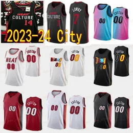 Men Women City Basketball Jimmy Butler Jersey 22 Bam Adebayo 13 Caleb Martin 16 Kyle Lowry 7 Tyler Herro 14 Duncan Robinson 55 For Sport Fans Earned Classic