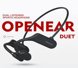 Bluetooth 50 Ohrbügel-Kopfhörer AS3 Drahtloses Knochenleitungs-Headset mit Mikrofon für Freisprechanrufe IPX5 Wasserdichte Ohrhörer2814398