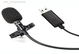 Mikrofone 2 m USB-Lavalier-Mikrofon, Clip-on-Ansteckmikrofon für PC, Computer, Laptop, Gesang, Streaming, Aufnahme, Studio, YouTube, Video, Ga62490401