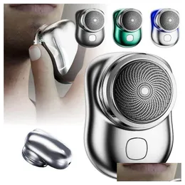 Other Bath Toilet Supplies Electric Mini Travel Shaver For Men Pocket Size Washable Electronic Razor Mens Rechargeable Portable Co Dhbjs