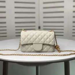 女性のコイン財布クロスボディバッグ高級ハンドバッグブランドファッションスモールスクエアクラシックレザーデザイナー高品質の小さなゴールデンバルチェーン