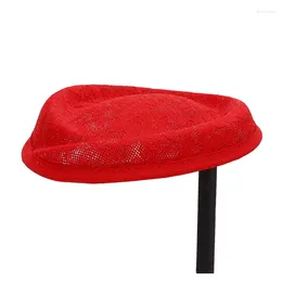 Kadınların Siminay Pillbox Hat Dantel Faşator Milinery Base DIY Material Malzeme Kilisesi Derby Düğün Dans Meatwear