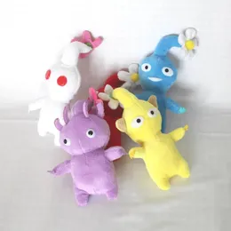 인형 플러시 인형 5pcs/set pikmin 박제 봉제 장난감 꽃 새싹 잎 플러시 인형 만화 플러시 아이 장난감 소년 여자 생일 선물 2306